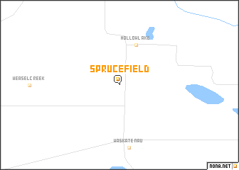map of Sprucefield
