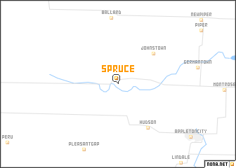 map of Spruce