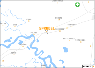 map of Sprudel