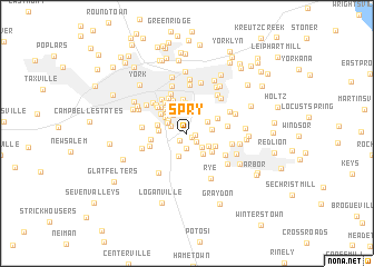 map of Spry