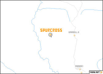 map of Spur Cross