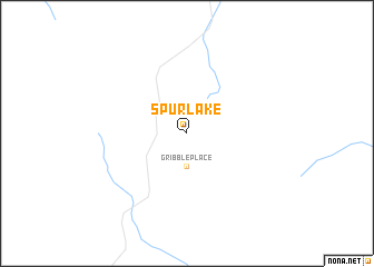 map of Spur Lake