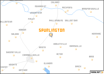 map of Spurlington