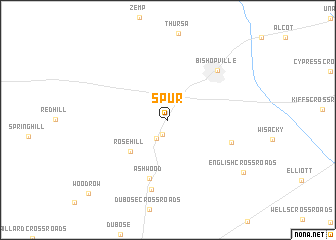 map of Spur