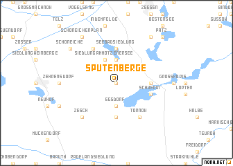 map of Sputenberge