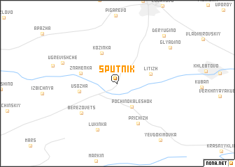 map of Sputnik