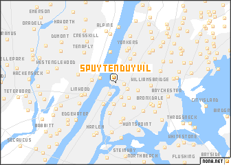 map of Spuyten Duyvil