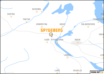 map of Spydeberg