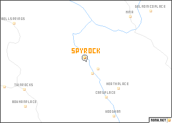 map of Spyrock