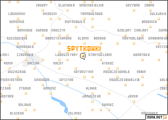 map of Spytkówki