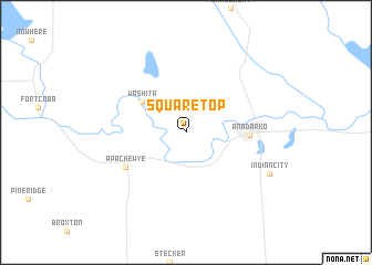 map of Squaretop