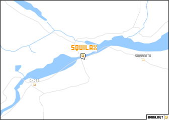 map of Squilax