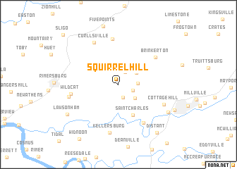 map of Squirrel Hill
