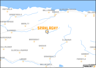 map of Srahlaghy