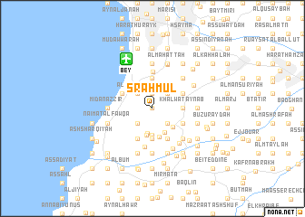 map of Sraḩmūl