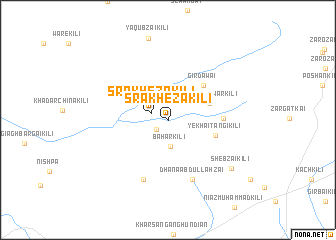 map of Sra Kheza Kili