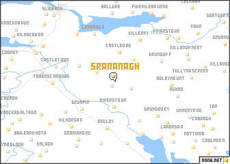 map of Srananagh