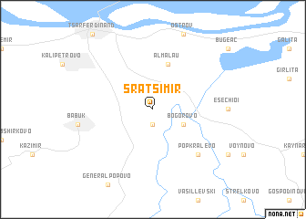 map of Sratsimir