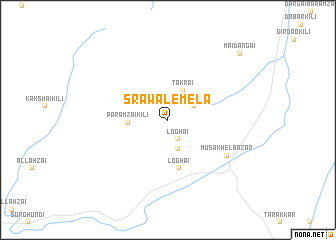 map of Srawāle Mela