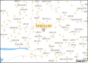 map of Srbinjak