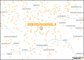 map of Srbinovska Maala