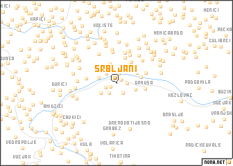 map of Srbljani