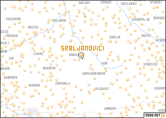 map of Srbljanovići