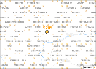 map of Srby