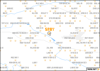 map of Srby