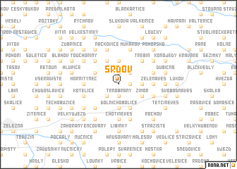 map of Srdov