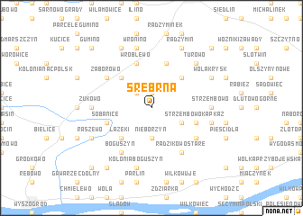 map of Srebrna