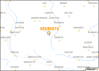 map of Srebroto