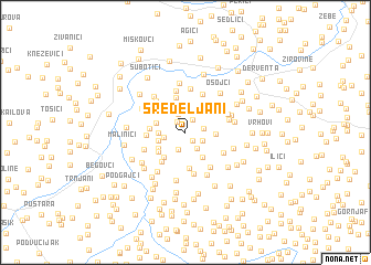 map of Sredeljani