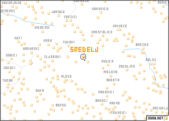 map of Sredelj