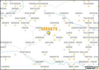 map of Sredets