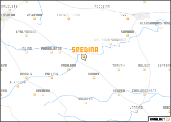 map of Sredina