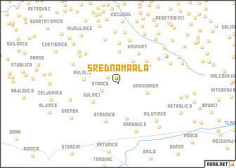 map of Sredna Maala