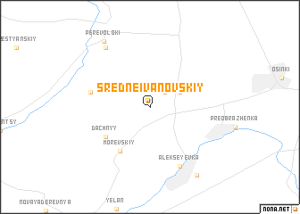 map of Sredne-Ivanovskiy