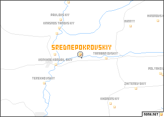 map of Sredne-Pokrovskiy