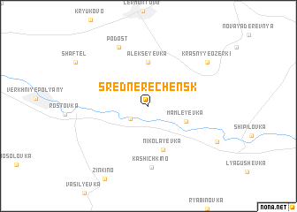 map of Sredne-Rechensk