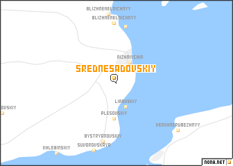 map of Sredne-Sadovskiy