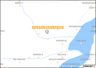 map of Sredne-Usmanovo