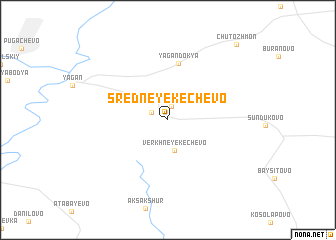 map of Sredneye Kechevo