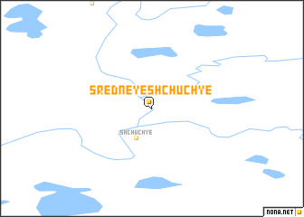 map of Sredneye Shchuch\