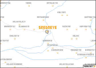 map of Sredneye