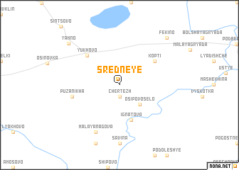 map of Sredneye