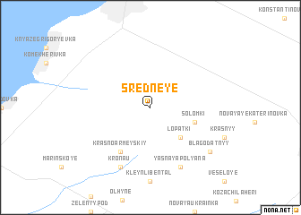 map of Sredneye