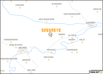 map of Sredneye