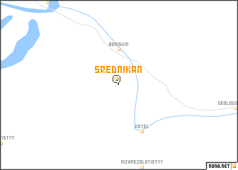 map of Srednikan