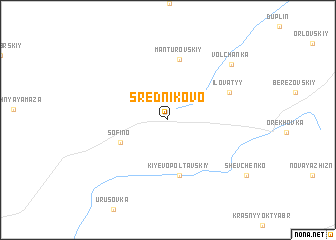 map of Srednikovo